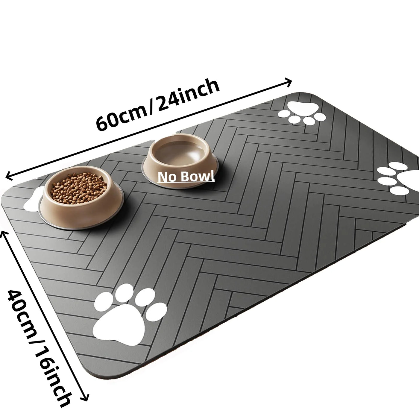 Pet Dog Feeding Mat-Absorbent