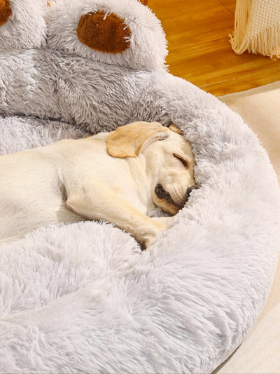 Fluffy Plush Kennel Large Dogs Beds