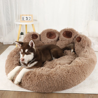 Fluffy Plush Kennel Large Dogs Beds