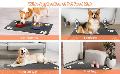 Pet Dog Feeding Mat-Absorbent