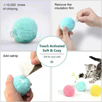 Smart Cat Toys Interactive Ball Plush