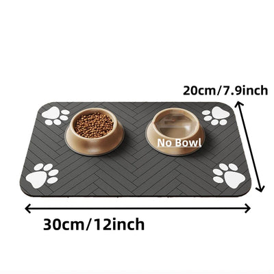 Pet Dog Feeding Mat-Absorbent