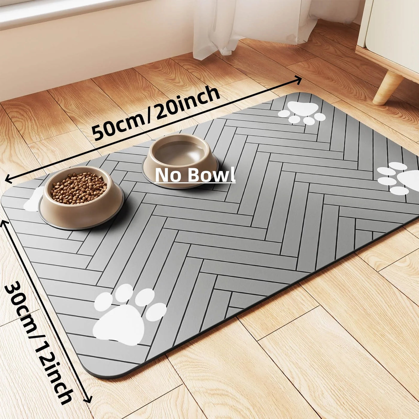 Pet Dog Feeding Mat-Absorbent