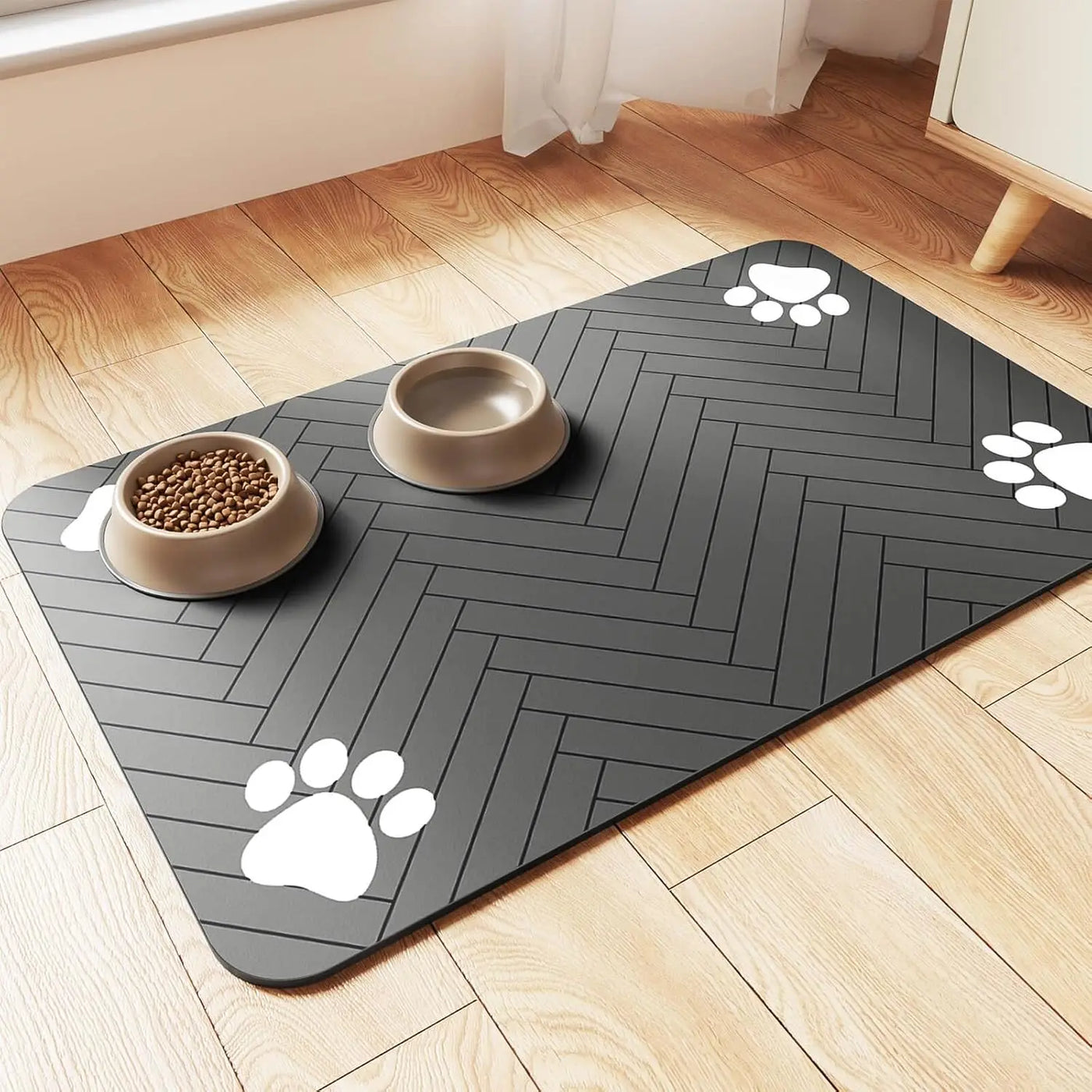 Pet Dog Feeding Mat-Absorbent