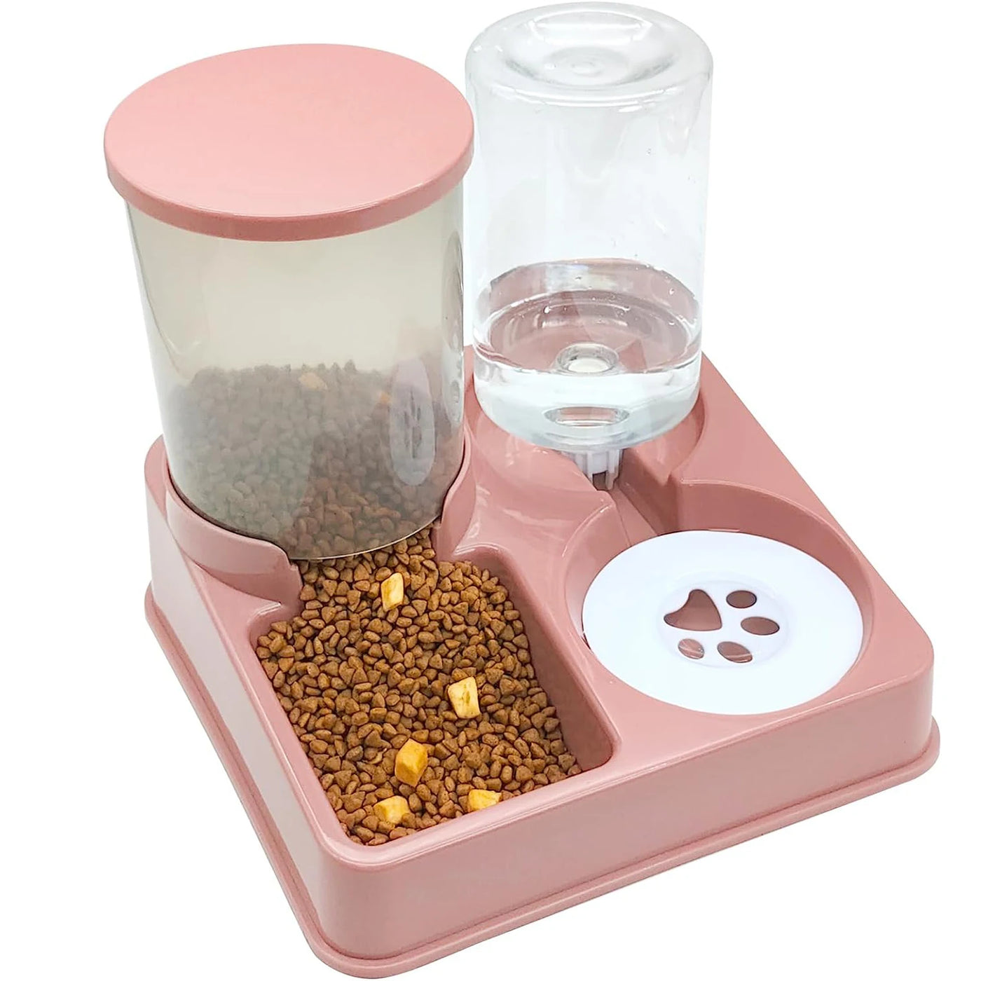 Automatic Cat Feeder Water Dispenser Set