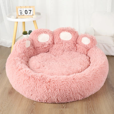 Fluffy Plush Kennel Large Dogs Beds