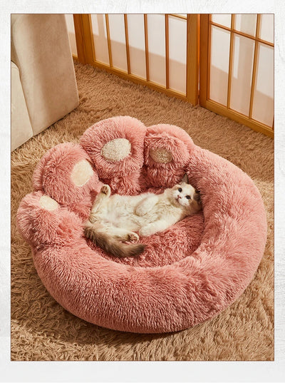 Fluffy Plush Kennel Large Dogs Beds