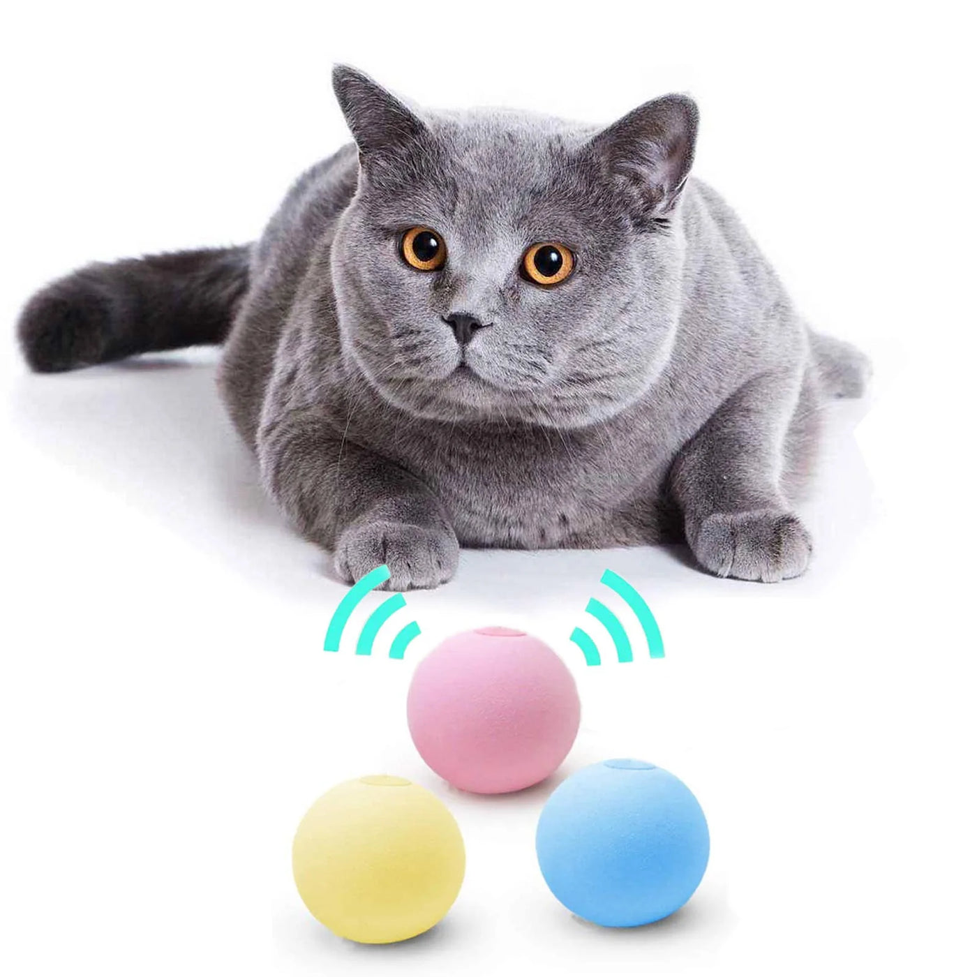 Smart Cat Toys Interactive Ball Plush