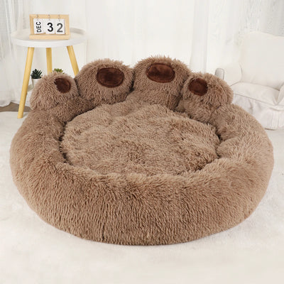 Fluffy Plush Kennel Large Dogs Beds